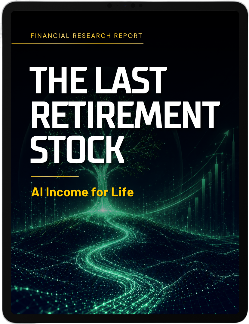 Cover of The Last Retirement Stock: AI Income for Life